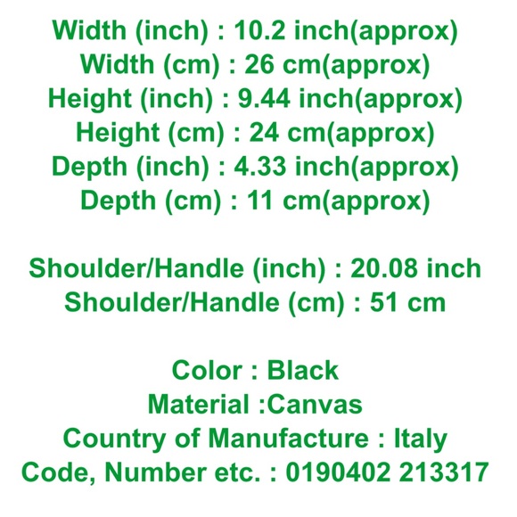 Gucci GG black canvas tote - Picture 2 of 2